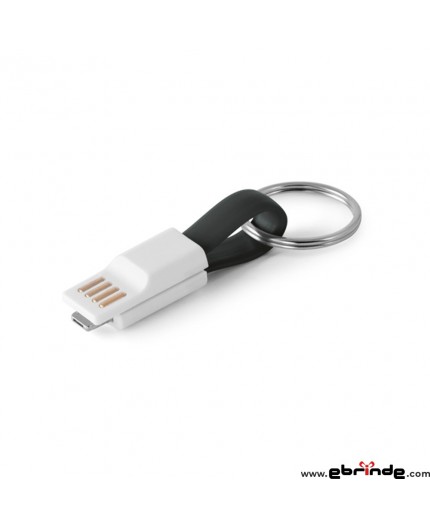 Cabo USB Personalizado com Conector 2 em 1